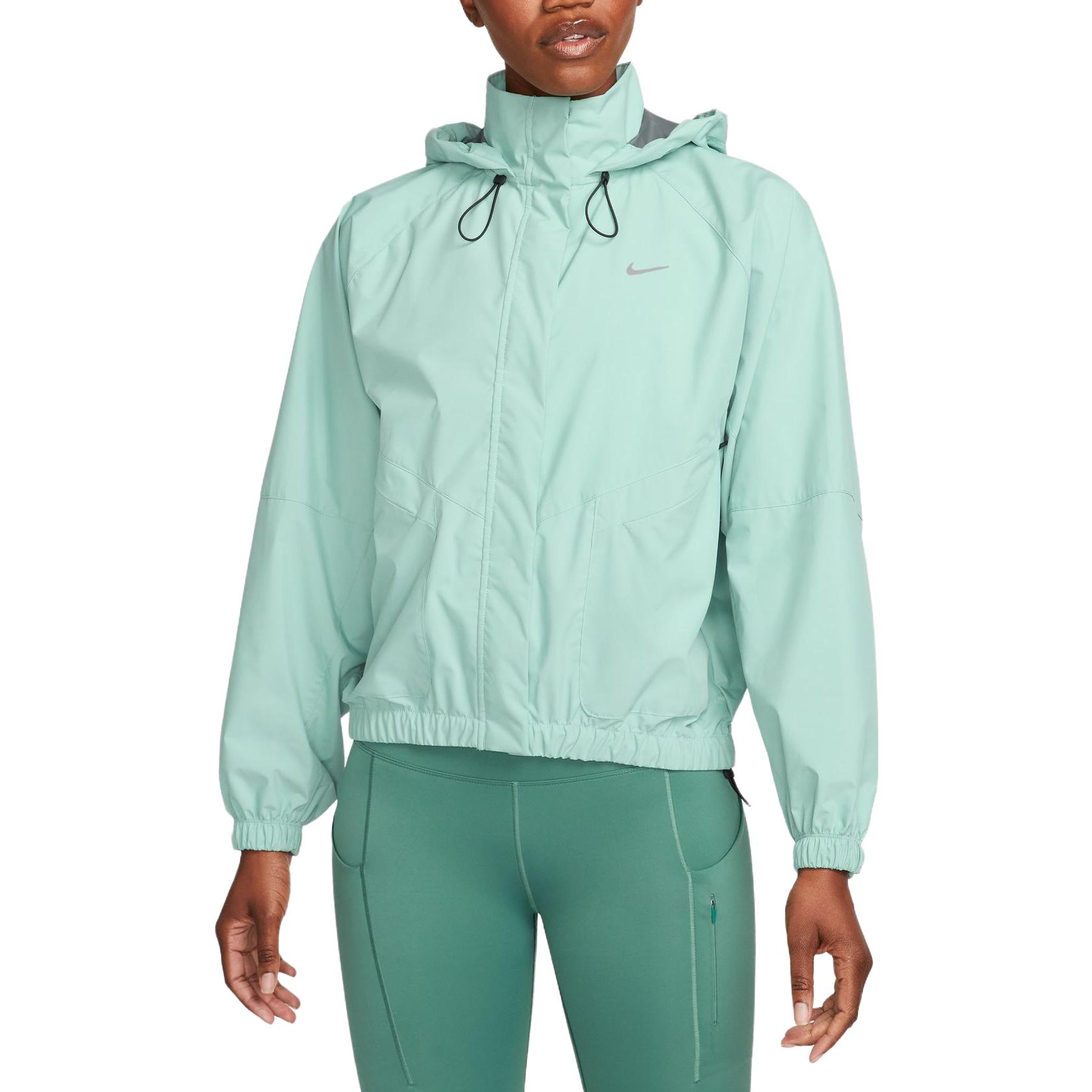 Shop (Women) Nike Storm-FIT Swift Reflective Logo Windproof Running Jacket Women - Peacock Blue FB7493-309