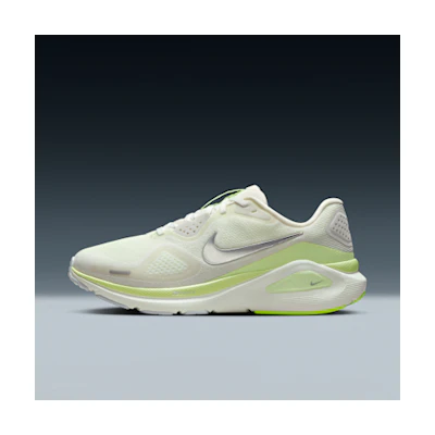 (W) Nike Structure 26 Running Sneakers Summit White/Barely Volt/Sail/Chrome