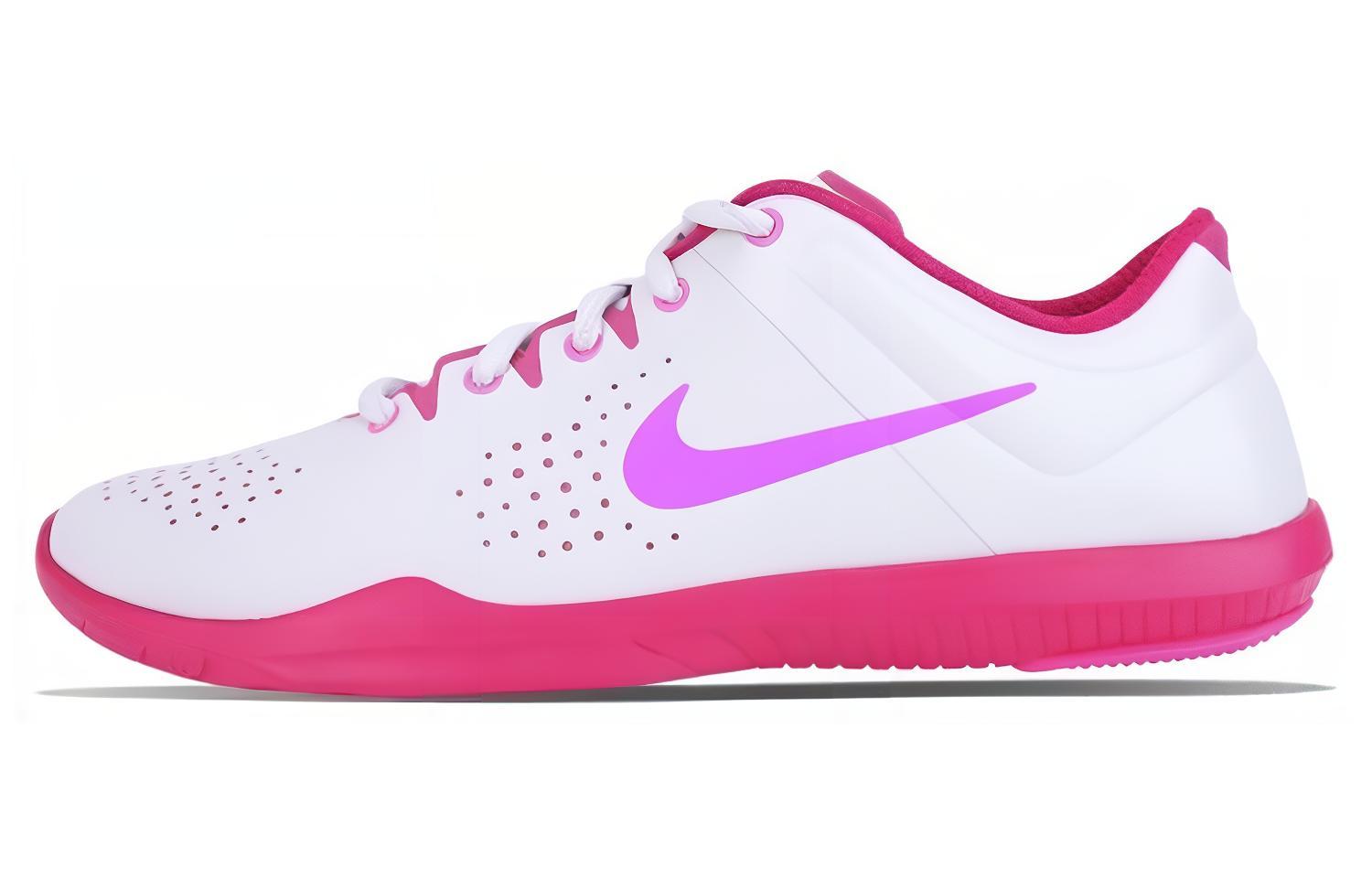 (Women) Nike Studio Trainer 'White Bright Pink' 616057-013