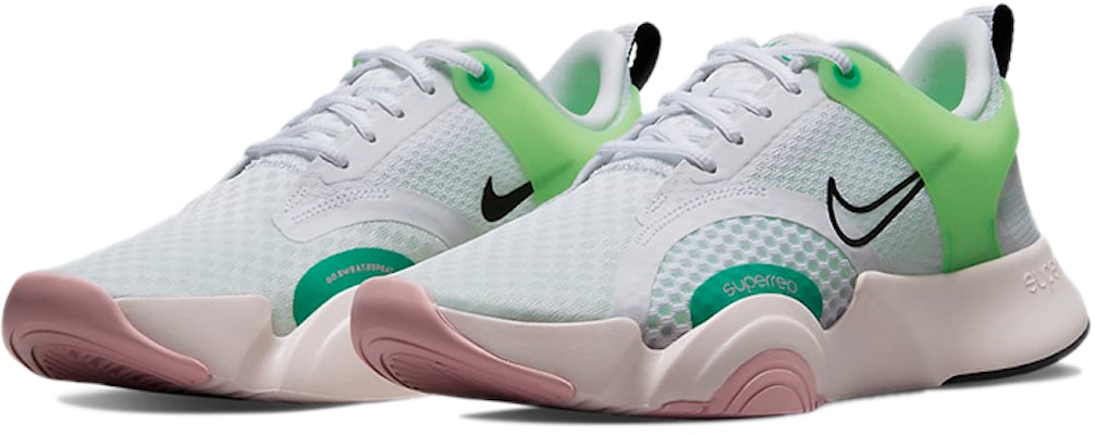 (Women) Nike SuperRep Go 2 'White Green Strike' CZ0612-136 Lookbook (Women) Nike SuperRep Go 2 'White Green Strike' CZ0612-136