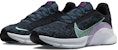 (W) Nike SuperRep Go 3 Flyknit Next Nature 'Armoury Navy Green Glow' Lelaki DH3393-002