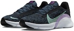 Lookbook (W) Nike SuperRep Go 3 Flyknit Next Nature 'Armoury Navy Green Glow' Lelaki DH3393-002