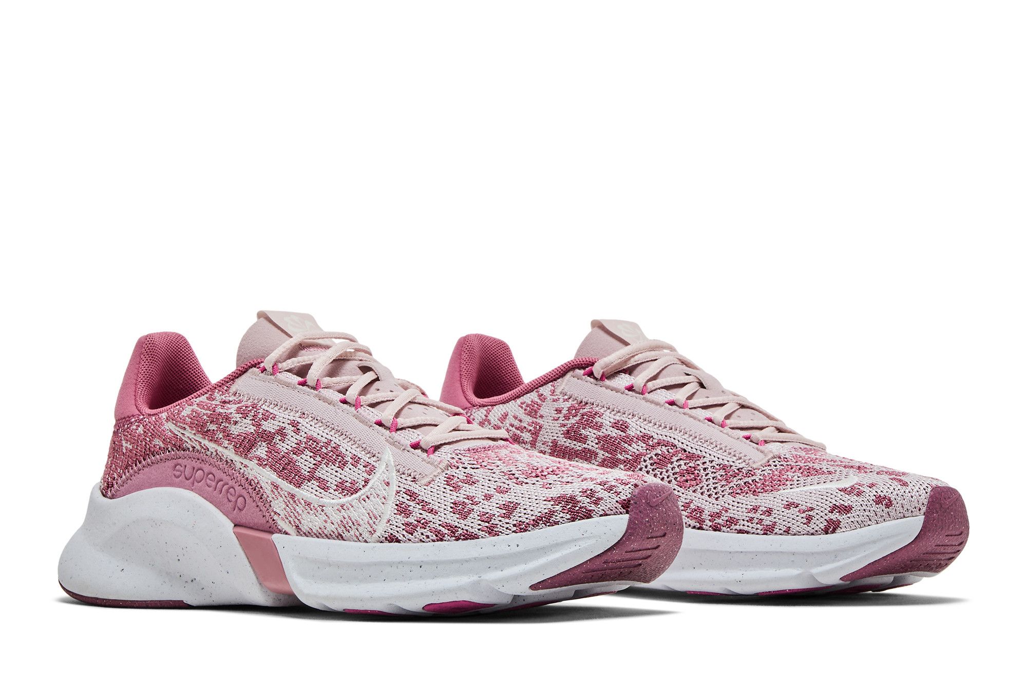 Cheap (W) Nike SuperRep Go 3 Flyknit Next Nature ''Desert Berry Sail'' Sneakers DH3393-600