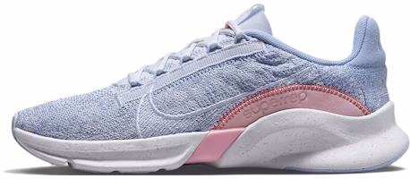 (Women) Nike SuperRep Go 3 Flyknit Next Nature 'Football Grey Pink' DH3393-005 (Women) Nike SuperRep Go 3 Flyknit Next Nature 'Football Grey Pink' DH3393-005