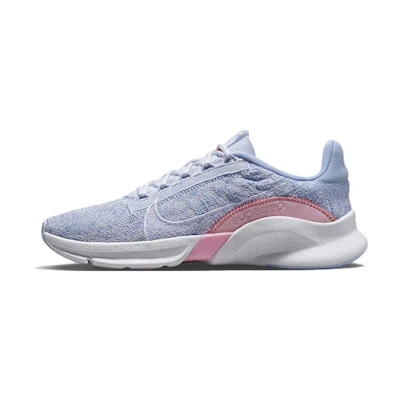 (W) Nike SuperRep Go 3 Flyknit Next Nature 'Football Grey Pink'
