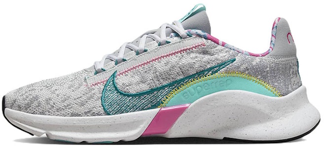 (W) 耐克SuperRep Go 3 Flyknit Next Nature '光子灰绿松石蓝' DH3393-001 Buy (W) 耐克SuperRep Go 3 Flyknit Next Nature '光子灰绿松石蓝' DH3393-001