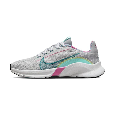 (W) Nike SuperRep Go 3 Flyknit Next Nature 'Photon Dust Dynamic Turquoise'