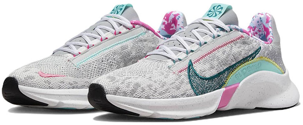 (Women) Nike SuperRep Go 3 Flyknit Next Nature 'Photon Dust Dynamic Turquoise' DH3393-001 Lookbook (Women) Nike SuperRep Go 3 Flyknit Next Nature 'Photon Dust Dynamic Turquoise' DH3393-001