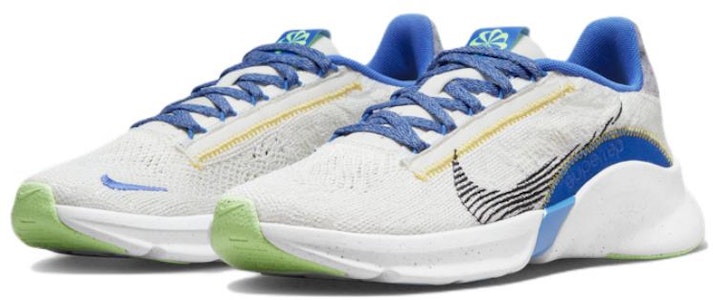 (W) Nike SuperRep Go 3 Flyknit Next Nature 'Sail Medium Blue' en Azul y Natural. DH3393-102 Lookbook (W) Nike SuperRep Go 3 Flyknit Next Nature 'Sail Medium Blue' en Azul y Natural. DH3393-102