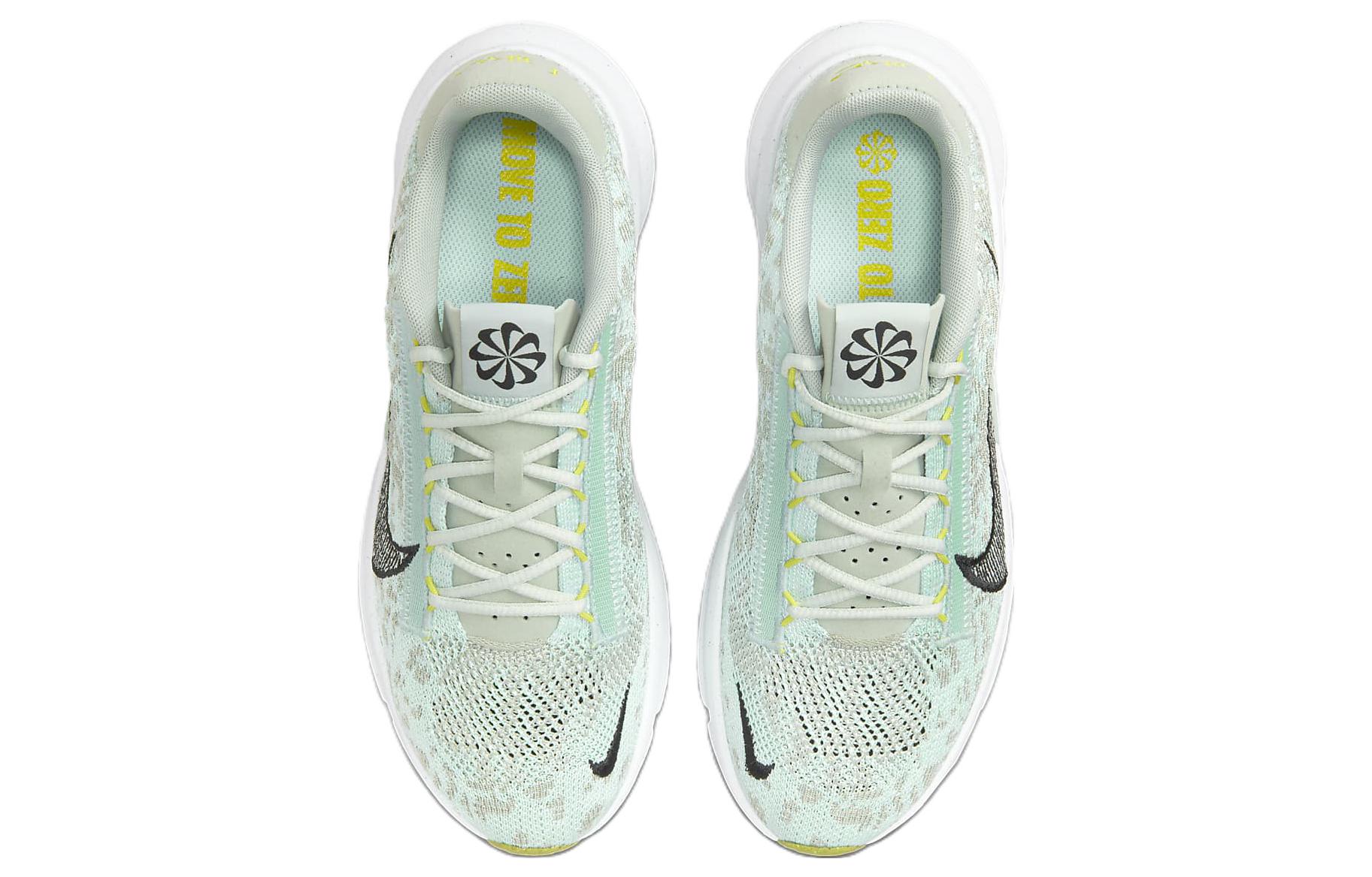 Shop (W) Nike SuperRep Go 3 Flyknit Next Nature ''Seafoam'' Sneaker. DH3393-003
