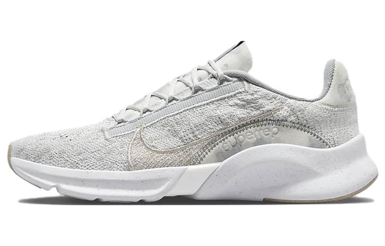 (Women) Nike SuperRep Go 3 Next Nature Flyknit Premium 'Silver White' FB8059-001
