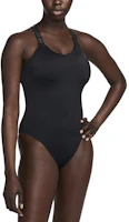 (Women) Nike Swim Hydralock Fusion Black One-Piece Swimsuit - Quick-Dry & Comfy FZ6234-010 (Women) Nike Swim Hydralock Fusion Black One-Piece Swimsuit - Quick-Dry & Comfy FZ6234-010