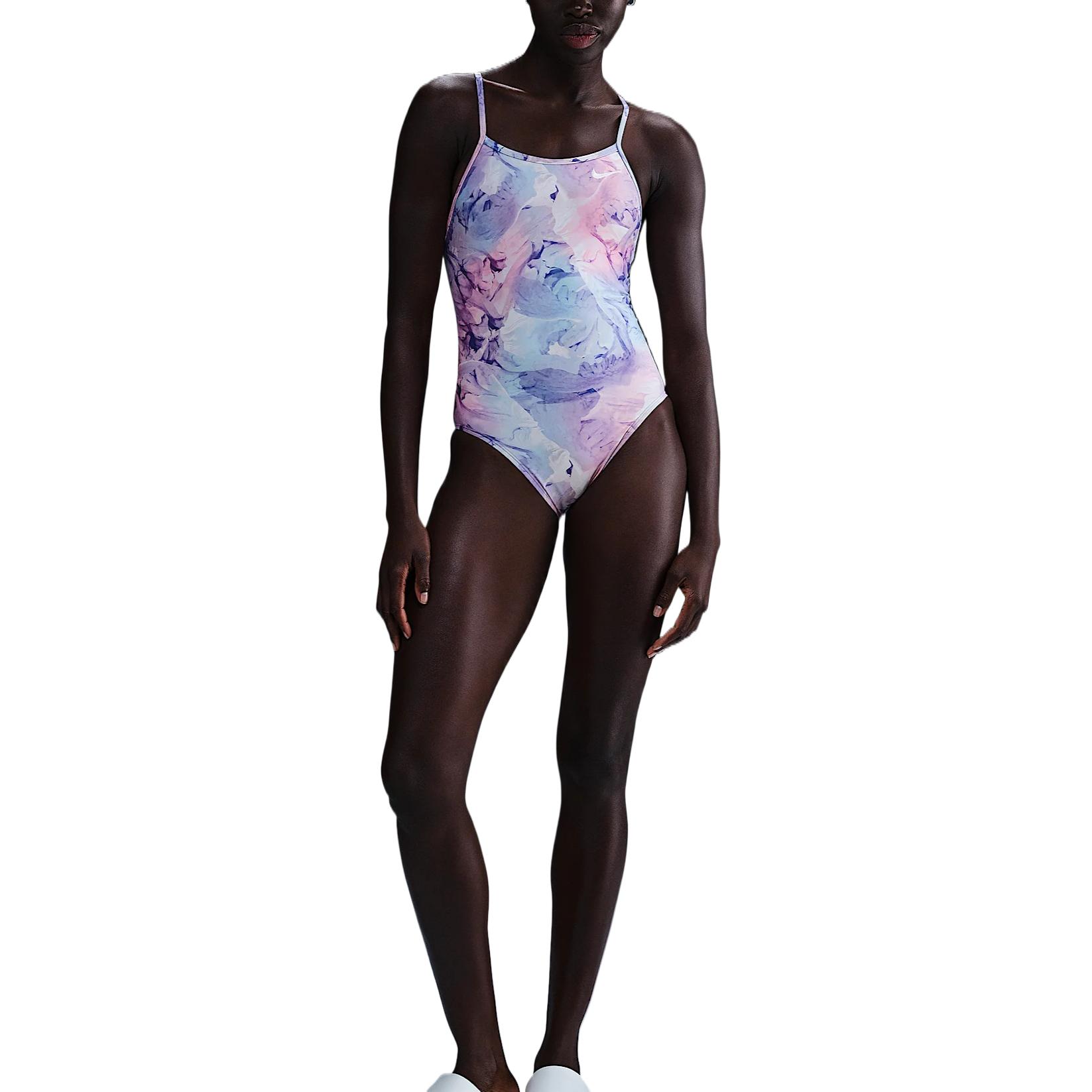 (Women) Nike Swim HydraStrong Graphic Quick-Dry Breathable Bikini Women Multicolor NESSF013-959