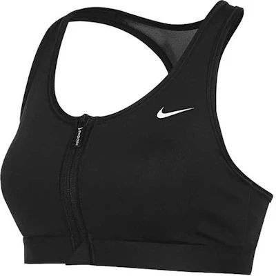 (Women) Nike Swoosh Black Front-Zip Medium Support Dry Sports Bra Women. FN2732-010 Buy (Women) Nike Swoosh Black Front-Zip Medium Support Dry Sports Bra Women. FN2732-010