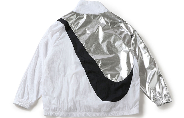 (Women) Nike Swoosh Colorblock Retro Track Jacket White Multi-Color CQ8023-101 圖 3