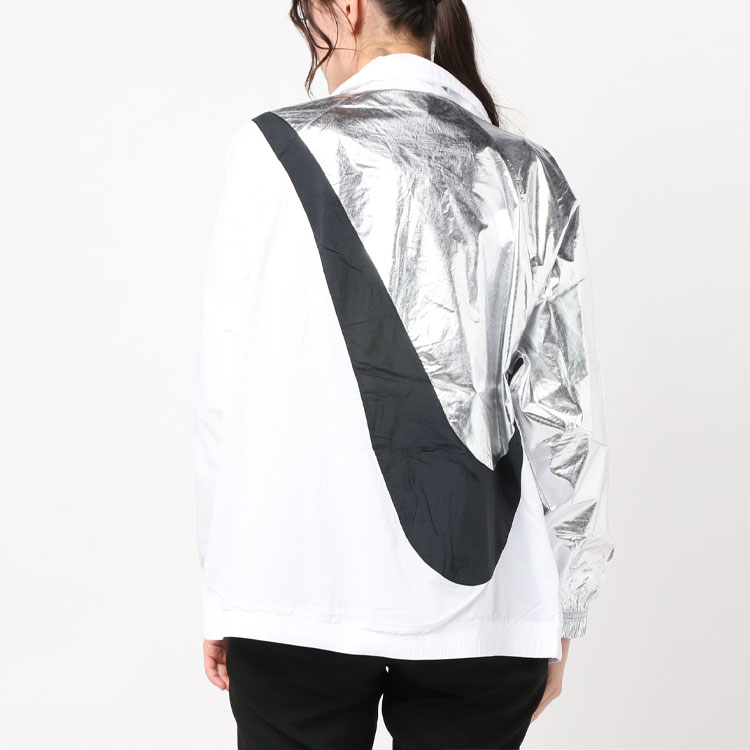 (Women) Nike Swoosh Colorblock Retro Track Jacket White Multi-Color CQ8023-101 圖 5