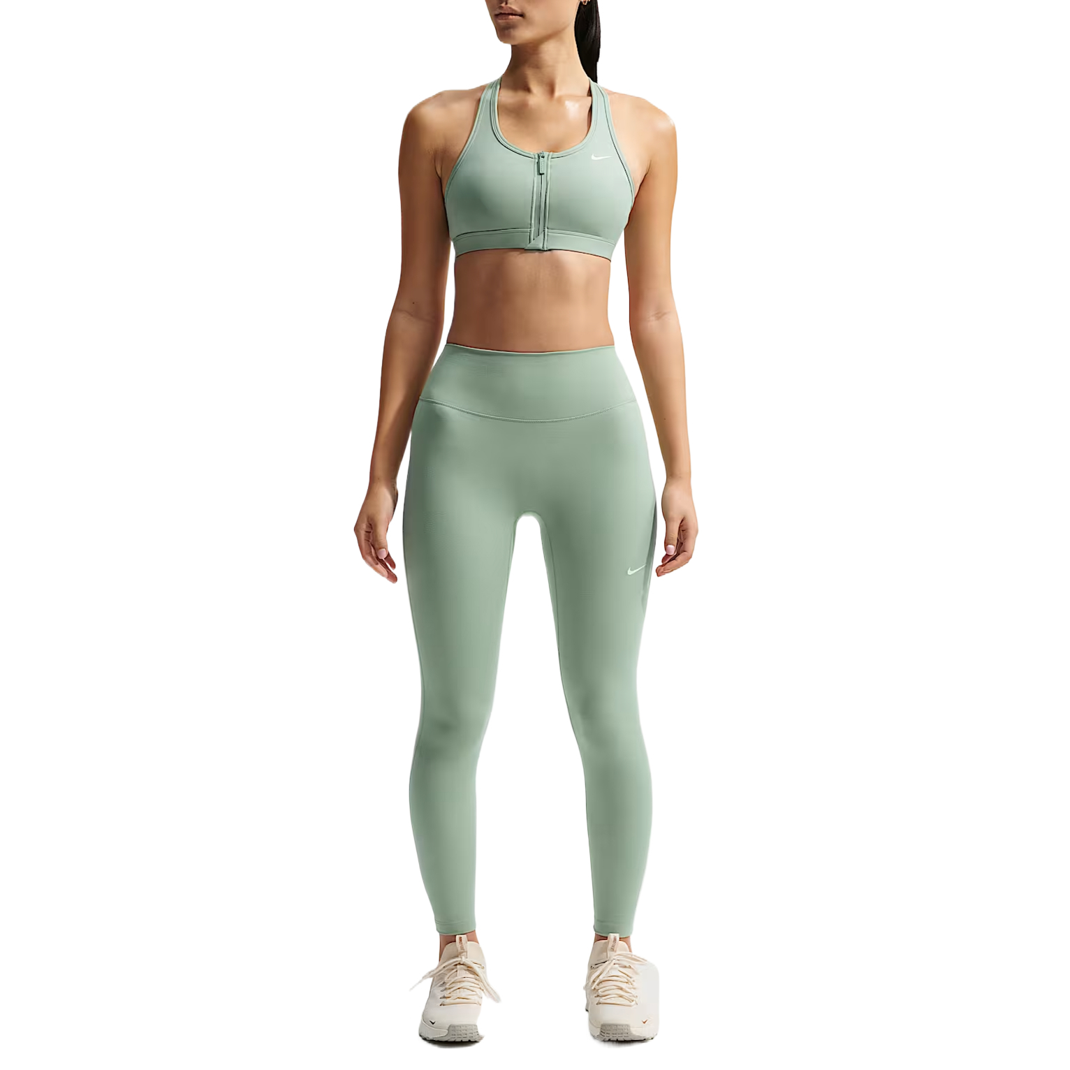 (Women) Nike Swoosh Front-Zip Dry-Fit Sports Bra FN2732-006