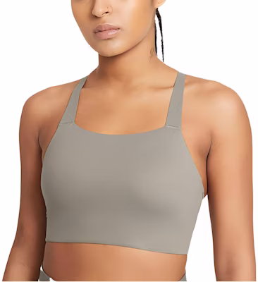 (Women) Nike Swoosh Luxe Medium-Support Sports Bra Gray CJ0545-320 Buy (Women) Nike Swoosh Luxe Medium-Support Sports Bra Gray CJ0545-320