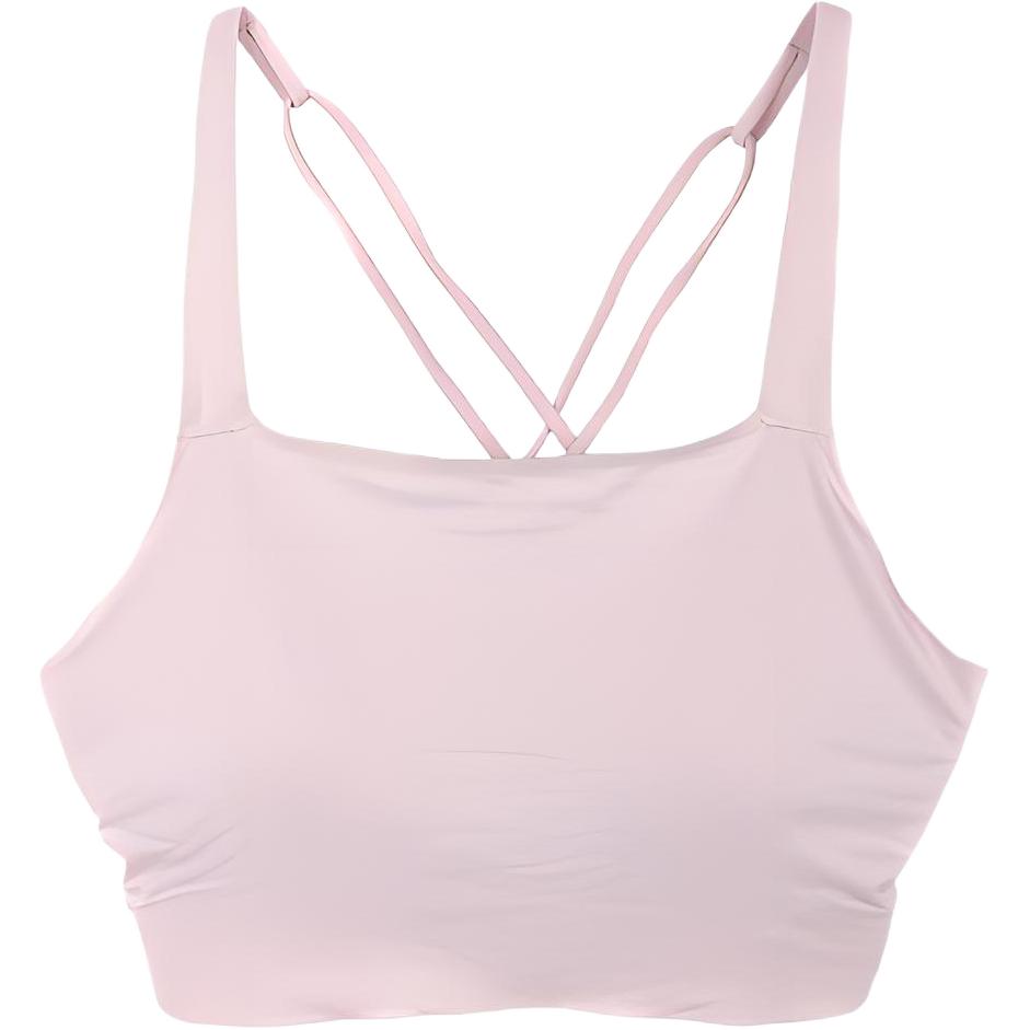 (Women) Nike Swoosh Luxe Medium Support Sports Bra Women’s Rose Red CJ0545-699