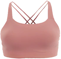 (Women) Nike Swoosh Luxe Medium Support Sports Bra Women’s Rust Pink CJ0545-685 (Women) Nike Swoosh Luxe Medium Support Sports Bra Women’s Rust Pink CJ0545-685