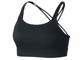 (Women) Nike Swoosh Luxe Sports Bra Black Medium Support Tank Top CJ0545-010 (Women) Nike Swoosh Luxe Sports Bra Black Medium Support Tank Top CJ0545-010