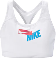 (Women) Nike Swoosh Medium-Support One-Piece Padded Sports Bra White (). CZ4444-100 (Women) Nike Swoosh Medium-Support One-Piece Padded Sports Bra White (). CZ4444-100