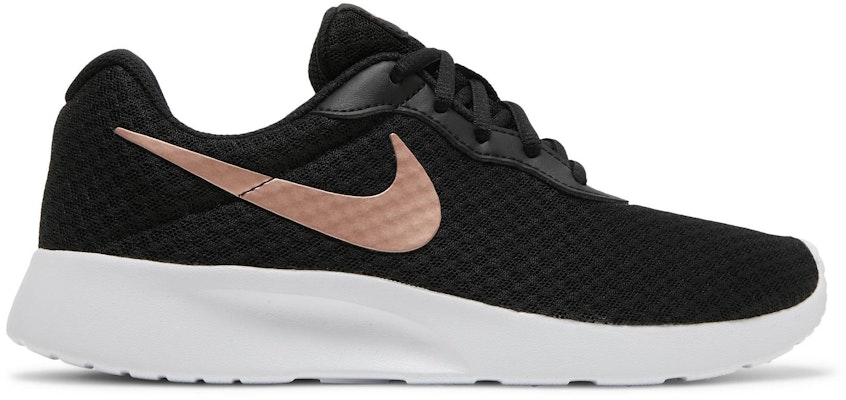 Women Nike Tanjun Black Metallic Red Bronze DJ6257 001 DJ6257