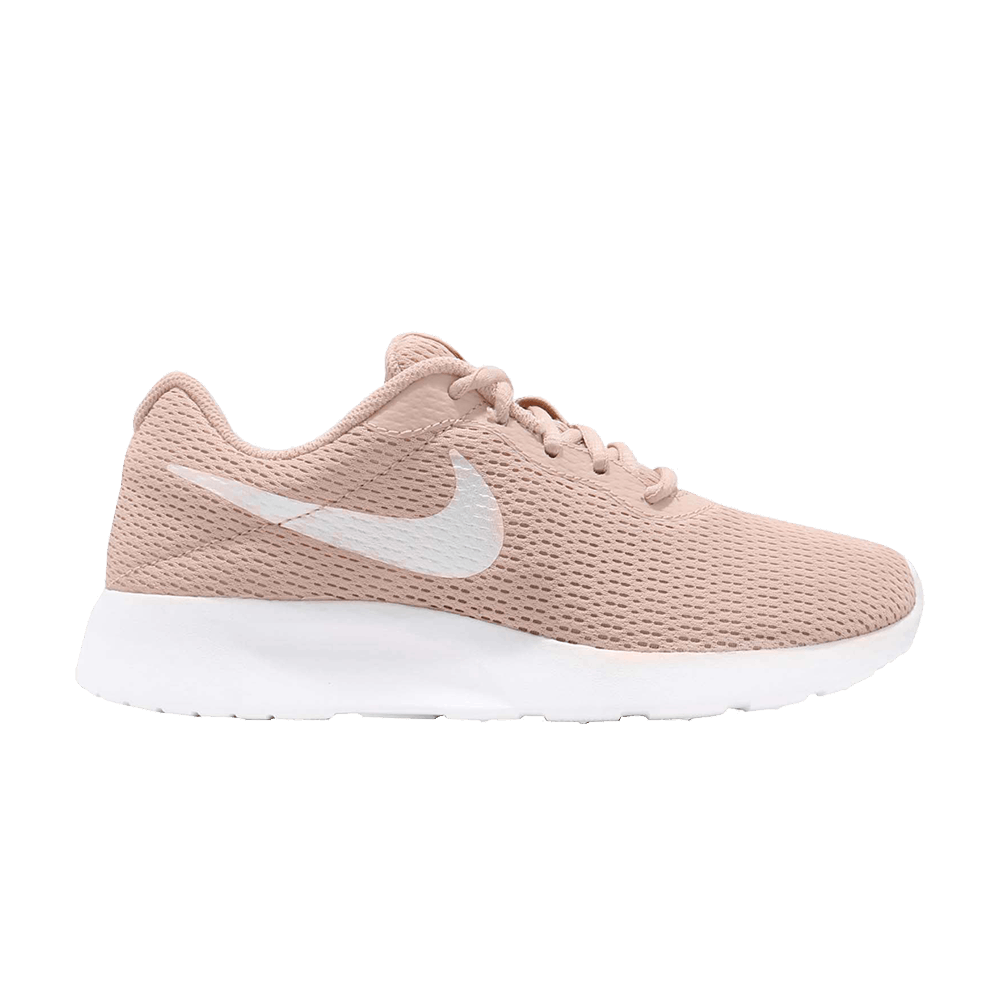 nike tanjun white particle rose