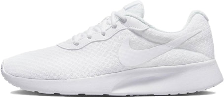 (Women) Nike Tanjun 'Triple White' DJ6257-104 (Women) Nike Tanjun 'Triple White' DJ6257-104