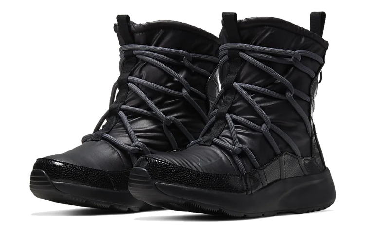 Shop (W) Nike Tanjun High Rise 'Triple Black' Hitam Polos AO0355-004