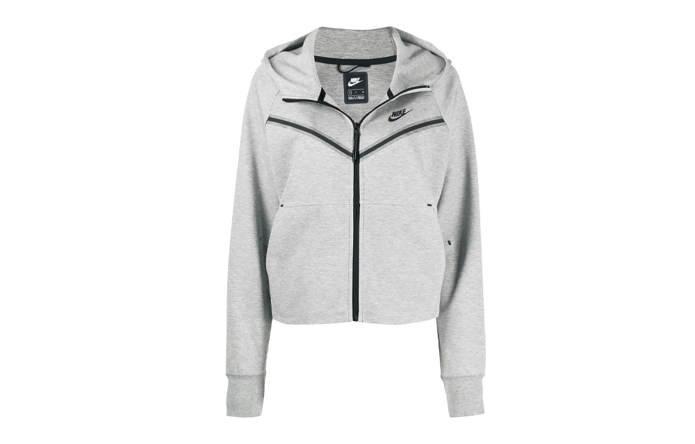 (Women) Nike Tech Fleece Windrunner Full-Zip Hoodie Jacket Grey CW4298-063