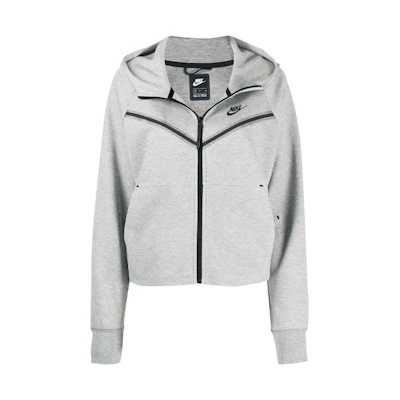 (Women) Nike Tech Fleece Windrunner Full-Zip Hoodie Jacket Grey CW4298-063