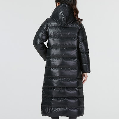 (Women) Nike Therma-FIT Black City Parka Long Down Jacket with Logo Print. DV0571-010 Purchase (Women) Nike Therma-FIT Black City Parka Long Down Jacket with Logo Print. DV0571-010