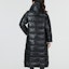 Purchase (Women) Nike Therma-FIT Black City Parka Long Down Jacket with Logo Print. DV0571-010