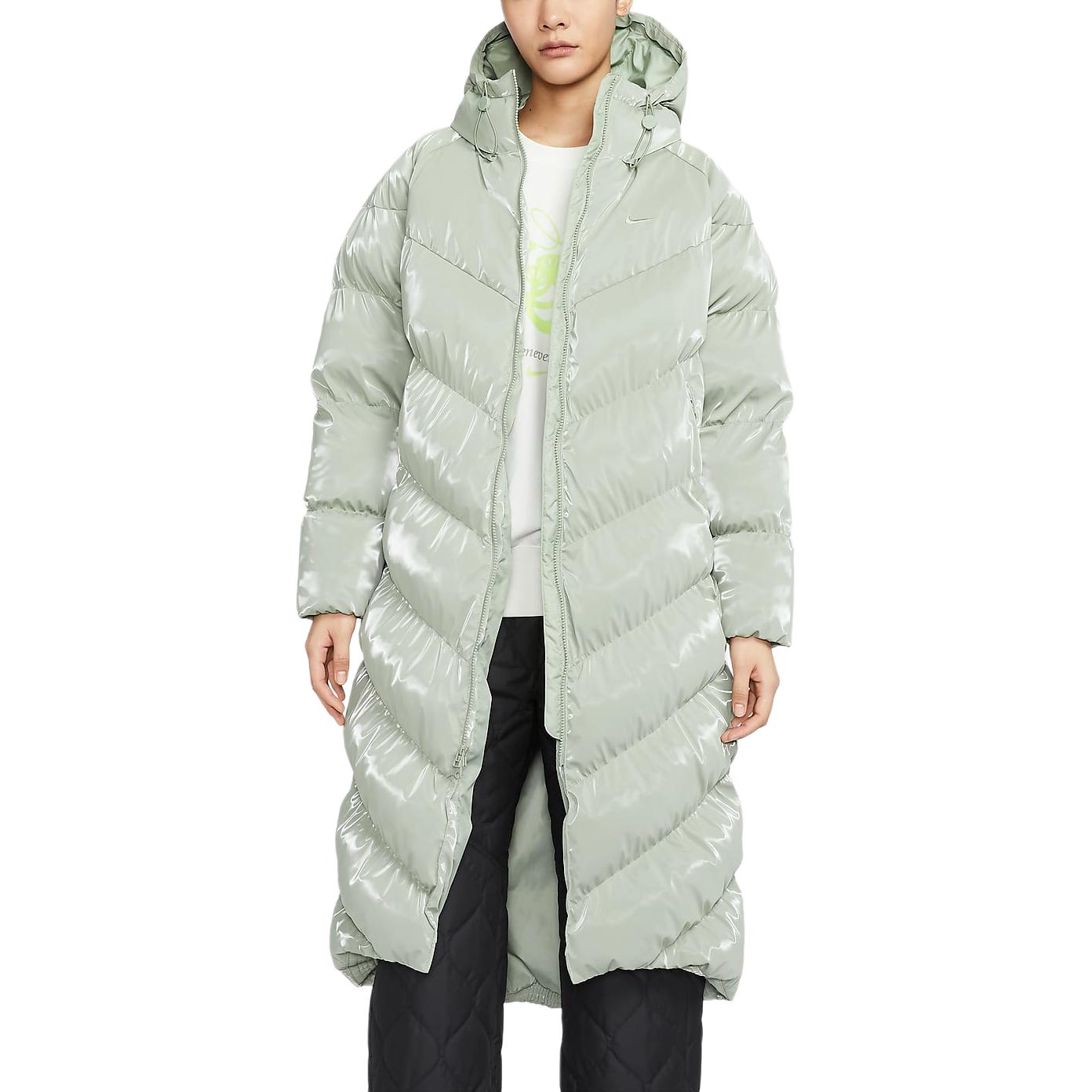 (Women) Nike Therma-FIT  Relaxed Hooded Quilted Jacket Horizon Green. FV7828-370 圖 4