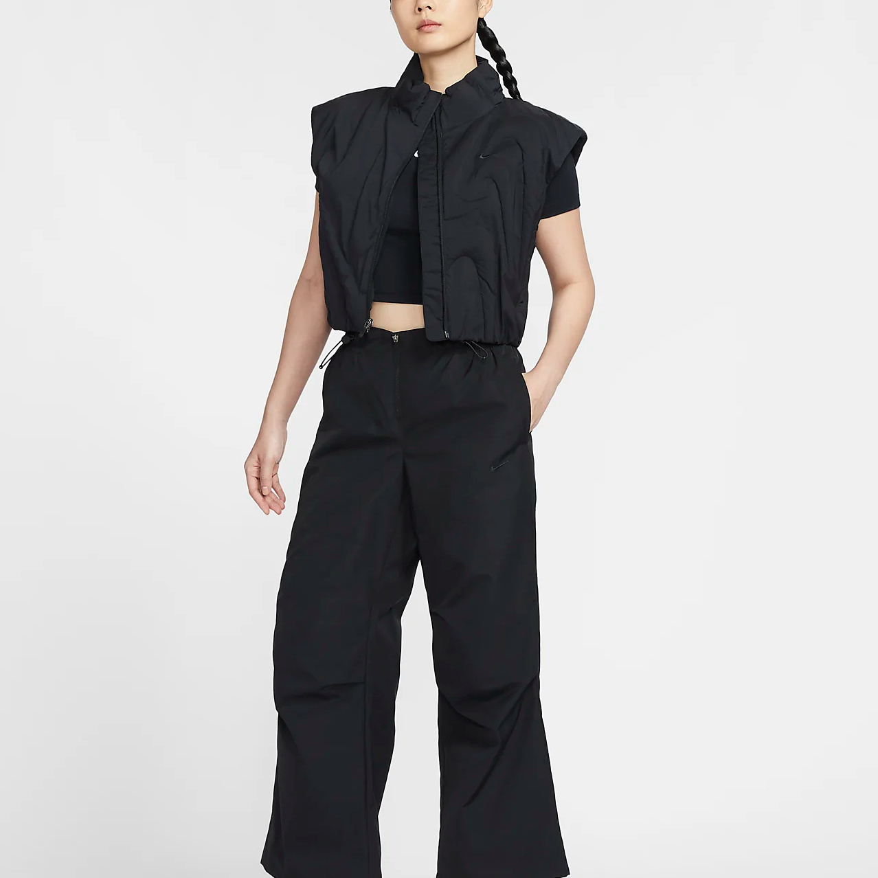 Lookbook (W) 耐克Therma-FIT运动保暖马甲黑色 FV7784-010