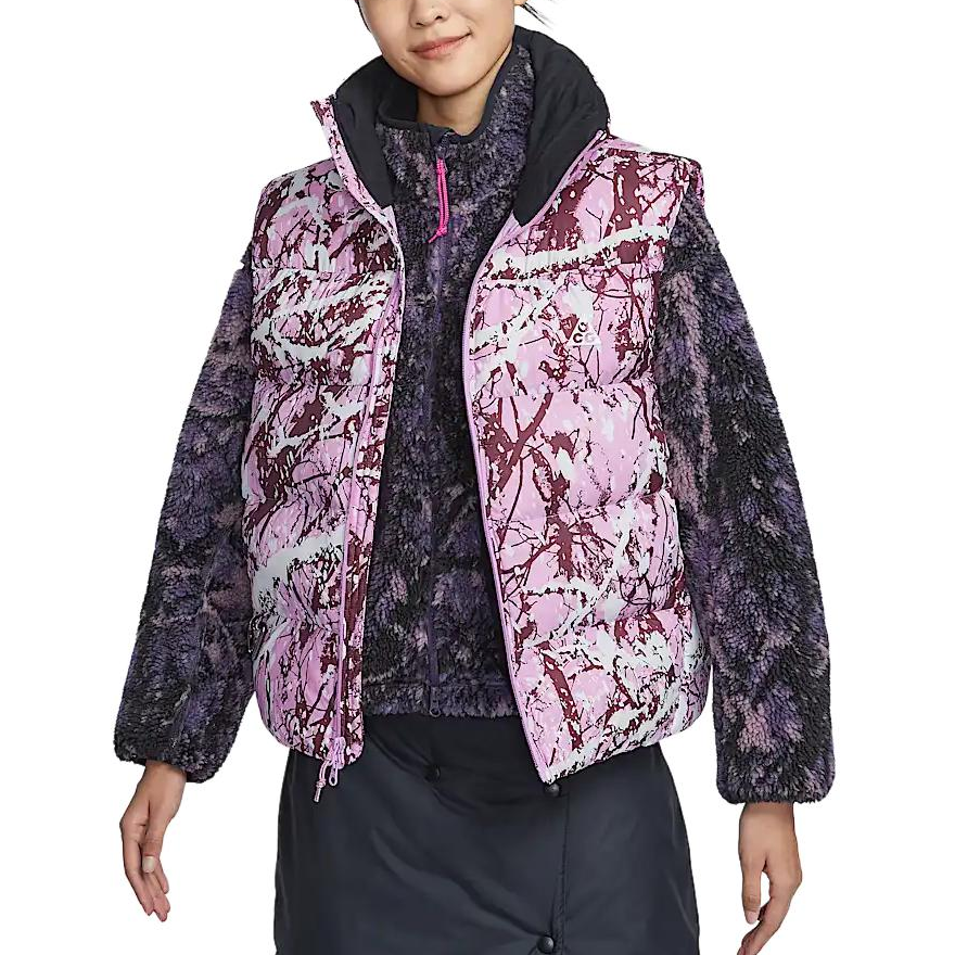 (Women) Nike THERMA-FIT ACG "Lunar Lake"  Waterproof Insulated Vest - Vibrant Pink FV7332-632