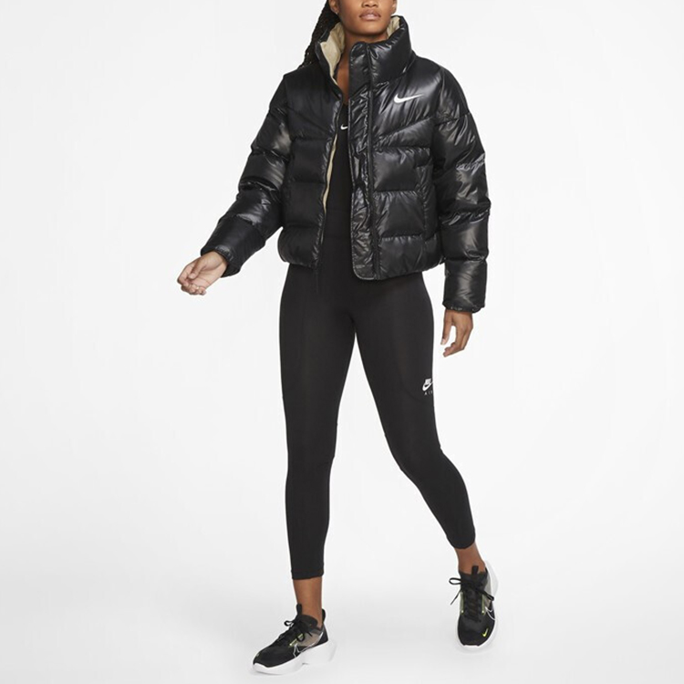 (Women) Nike Therma-FIT Down-Fill Short Jacket Black CU5814-010 圖 4