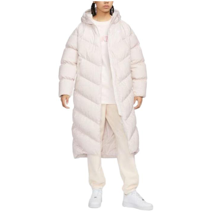 Shop (W) Nike Therma-FIT 長版連帽保暖羽絨外套 粉色 FD8213-104