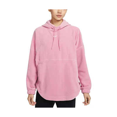 (Women) Nike Therma-FIT One Oversized Hoodie Sweatshirt Pink/White FW24 FV8077-699
