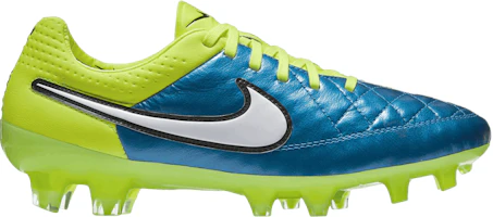 (Women) Nike Tiempo Legend 5 FG 'Blue Lagoon Volt' 744951-400 (Women) Nike Tiempo Legend 5 FG 'Blue Lagoon Volt' 744951-400