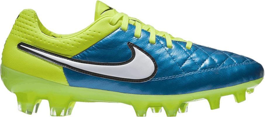 Buy Women Nike Tiempo Legend 5 FG Blue Lagoon Volt 744951 400 Novelship