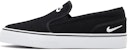 (W) Nike Toki Slip Canvas 'Hitam' 724770-010