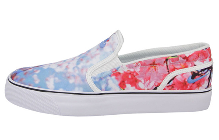 (Women) Nike Toki Slip On 'White Blue Red' 820223-141