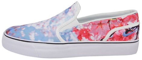 (W) ナイキ トキ スリップオン 白青赤 820223-141 Buy (W) ナイキ トキ スリップオン 白青赤 820223-141