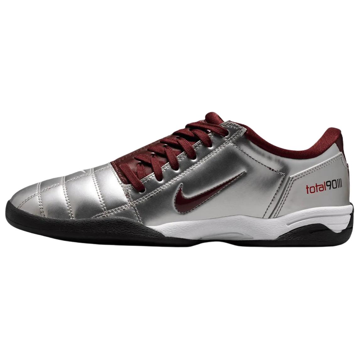 (Women) Nike Total 90 III Soccer Cleats Red/Silver - Comfortable & Breathable IM7595-003
