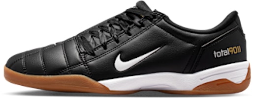 (Women) Nike Total 90 Soccer Shoes Black/Medium Brown/Metallic Gold/White IO2387-001 (Women) Nike Total 90 Soccer Shoes Black/Medium Brown/Metallic Gold/White IO2387-001