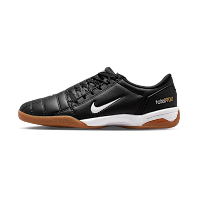 (W) Nike Total 90 Soccer Shoes Black/Medium Brown/Metallic Gold/White