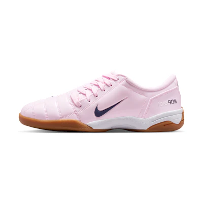 (W) Nike Total 90 Soccer Shoes Pink Foam/White/Gum Medium Brown/Midnight Navy
