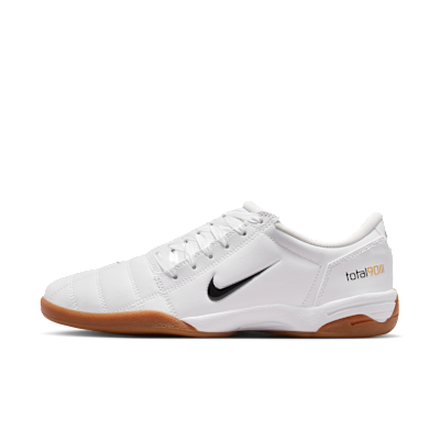 (Women) Nike Total 90 Soccer Shoes White/Black Medium Brown/Metallic Gold/Black IO2387-100